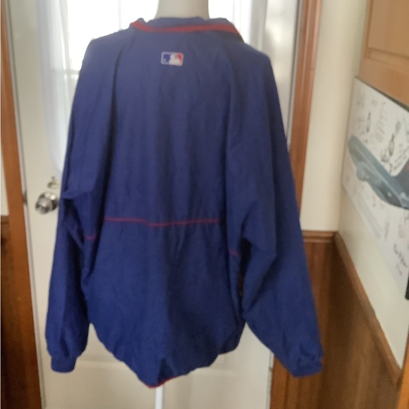 MLB Chicago Cubs Majestic 1/4 Zip Pullover Jacket- XL - Picture 2 of 5